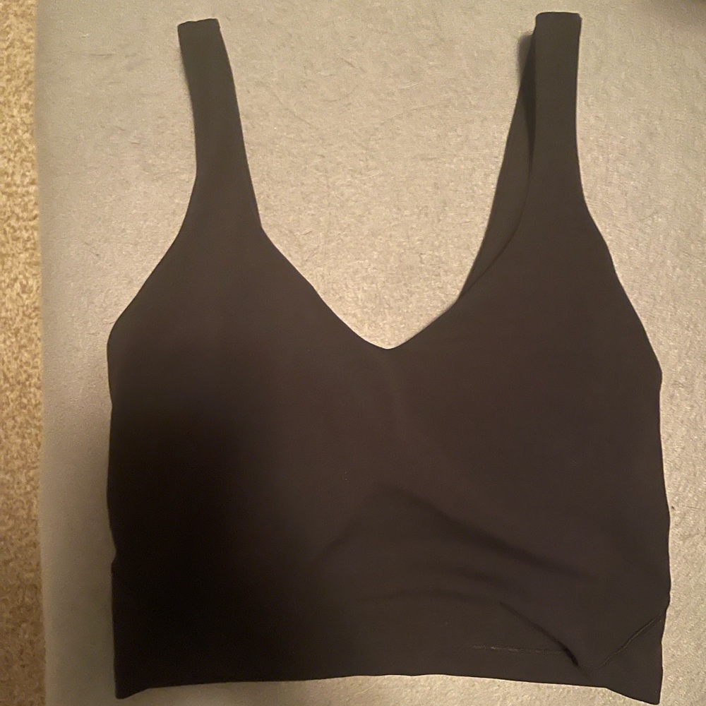 Black lululemon align tank size 6 perfect condition